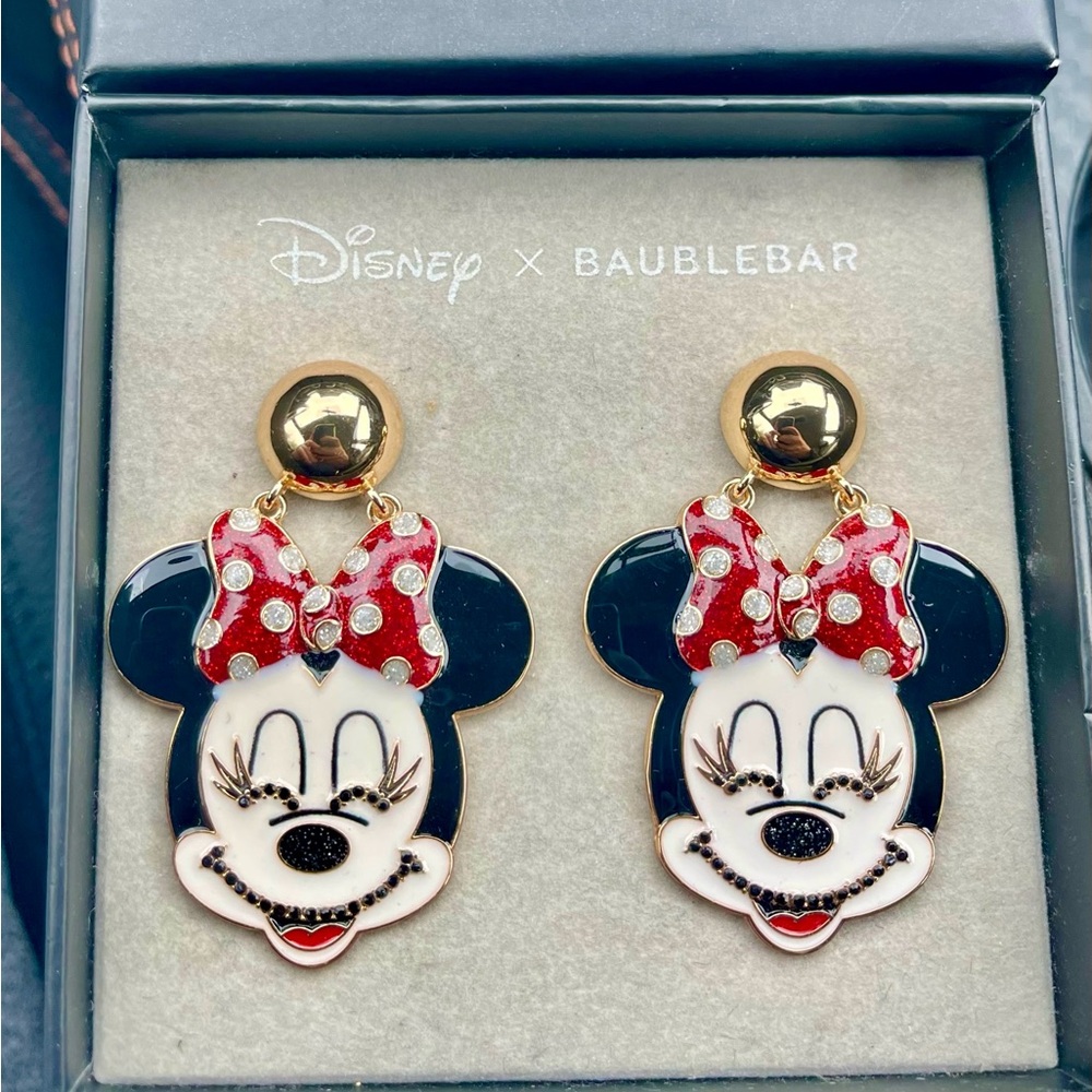 Disney Baublebar Minnie Mouse earrings